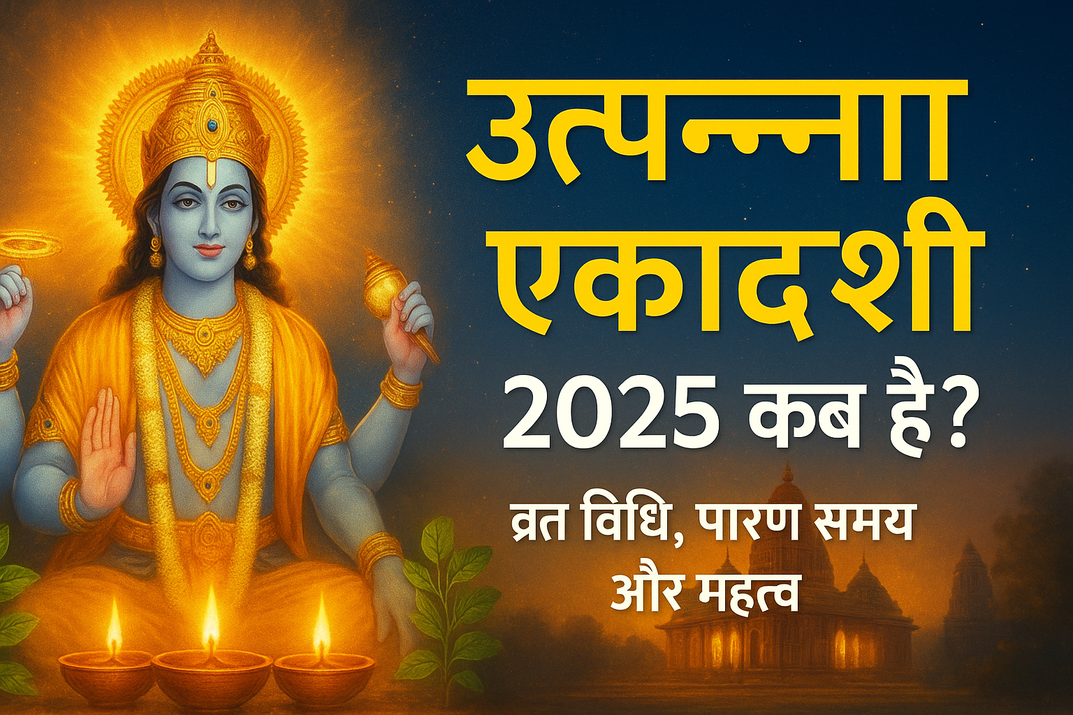 utpanna ekadashi kab hai