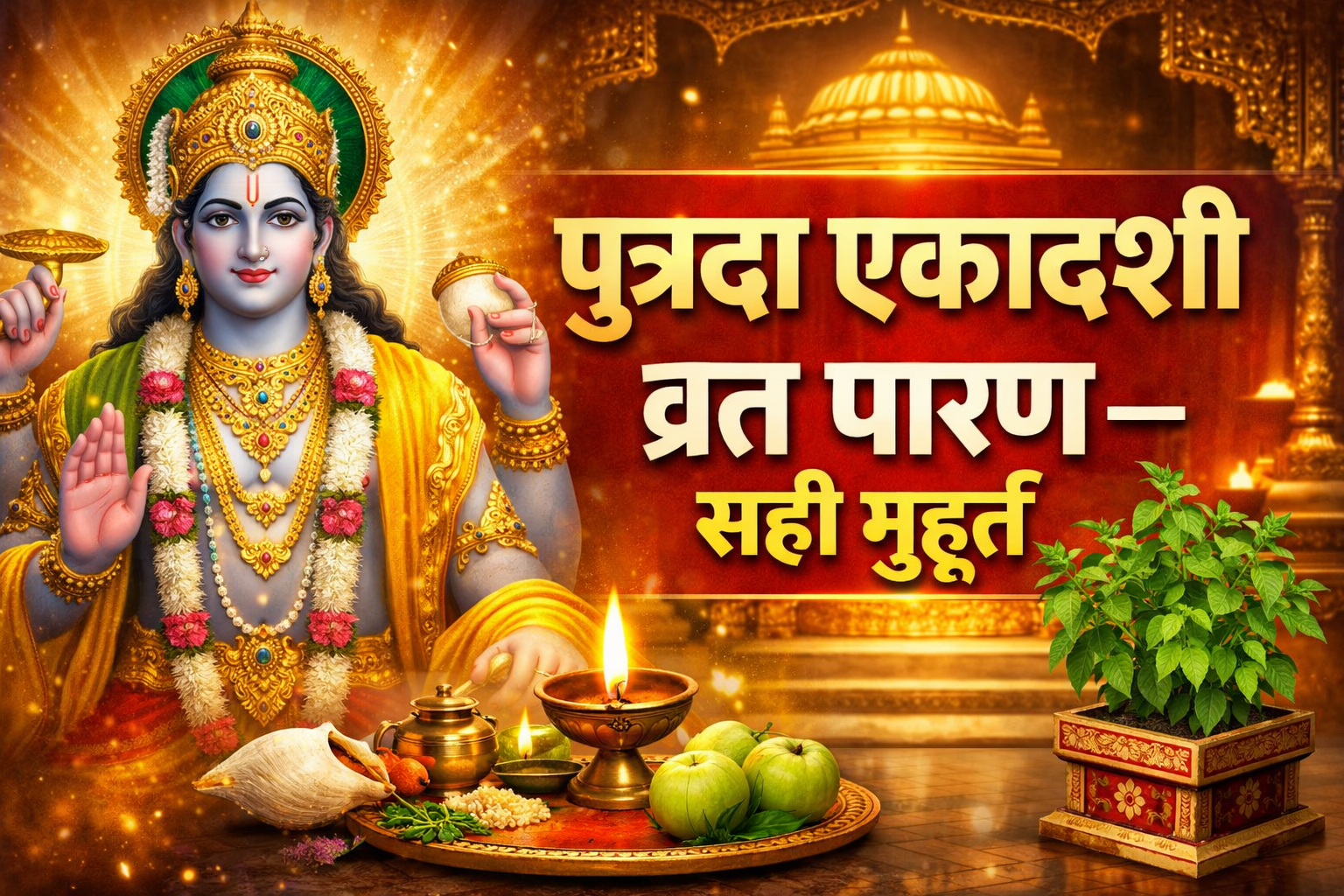 putrada ekadashi vrat paran smay